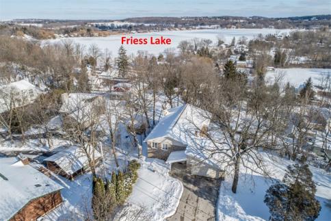 Front of Home with View of Lake