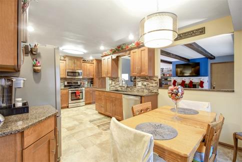 Kitchen with Granite Counters