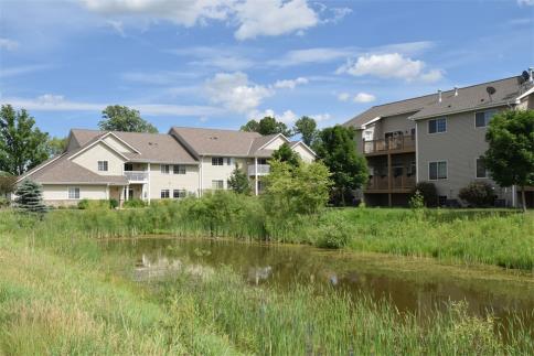 View Over Pond to Condo